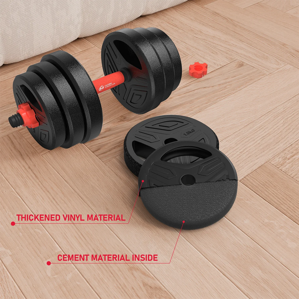 3-in-1 Adjustable Dumbbells Set 20kg – Home Gym Weights