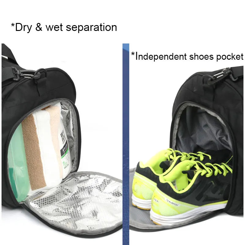 Large Gym Bag – Wet & Dry Compartment Sports Holdall