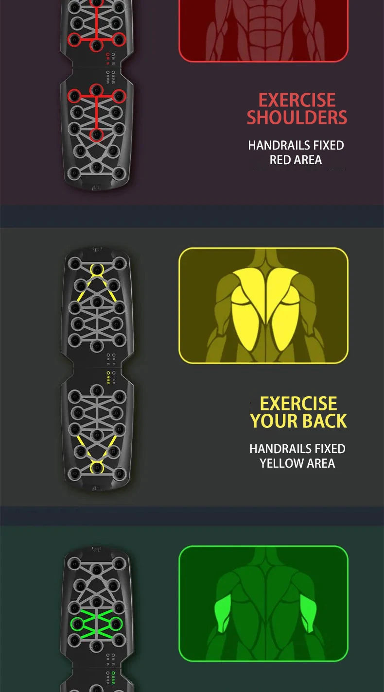 Push-Up Board System – Build Chest, Arms & Core at Home