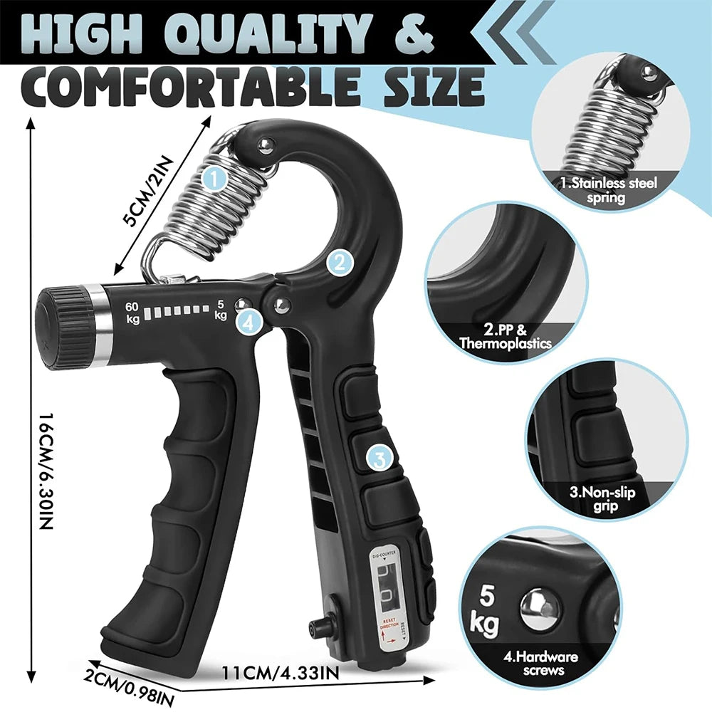 Adjustable Hand Grip Strengthener – Build Stronger Hands Fast