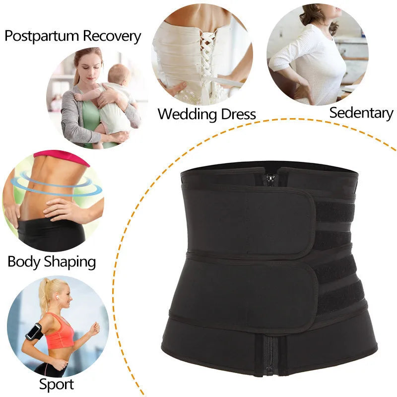 Woman's Waist Trainer Belt for Fat Burning & Slimming