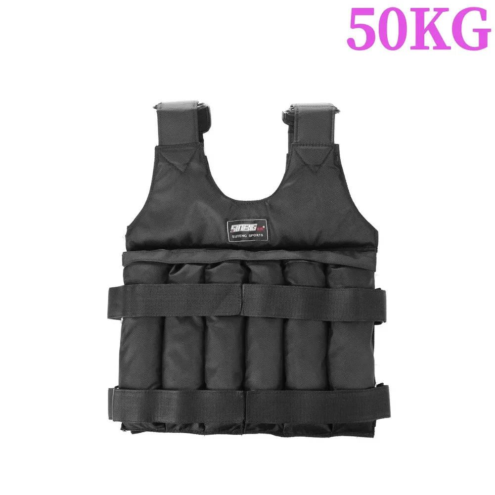 Adjustable Weighted Vest 3-50KG – Strength Training Jacket