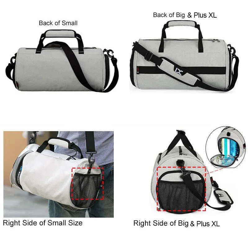 Large Gym Bag – Wet & Dry Compartment Sports Holdall