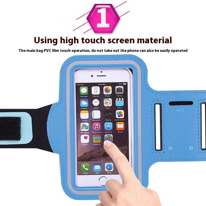 Running Phone Armband Case – Fits iPhones & Samsung up to 7"
