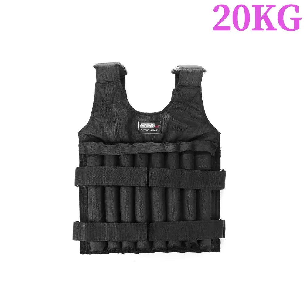 Adjustable Weighted Vest 3-50KG – Strength Training Jacket