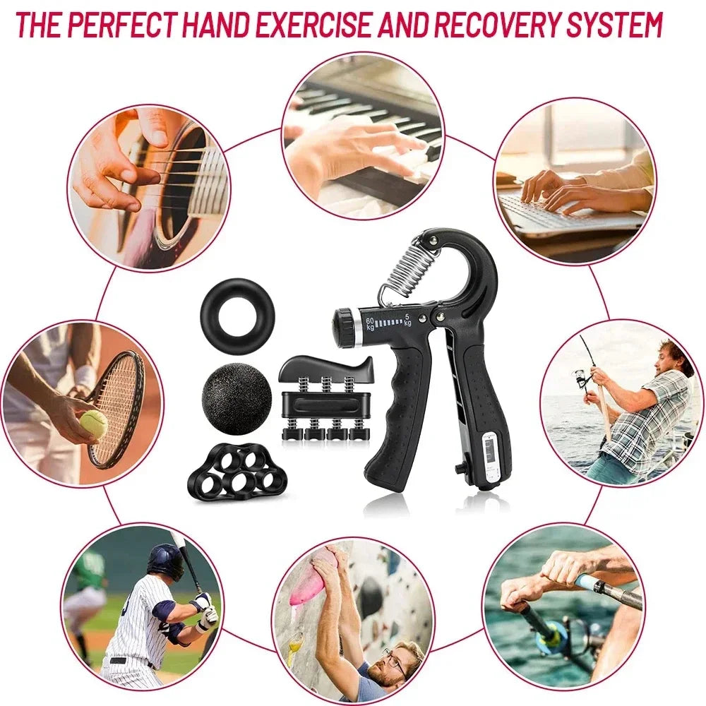 Adjustable Hand Grip Strengthener – Build Stronger Hands Fast