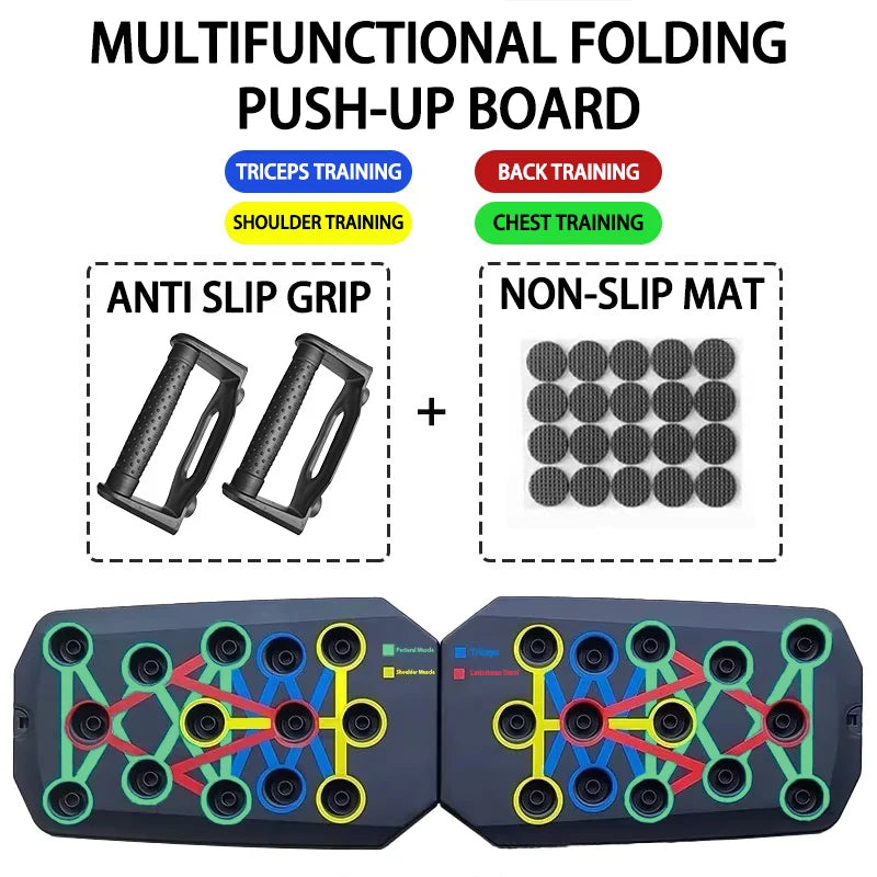 Push-Up Board System – Build Chest, Arms & Core at Home