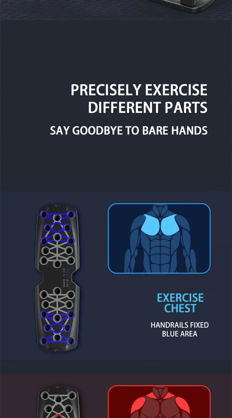 Push-Up Board System – Build Chest, Arms & Core at Home