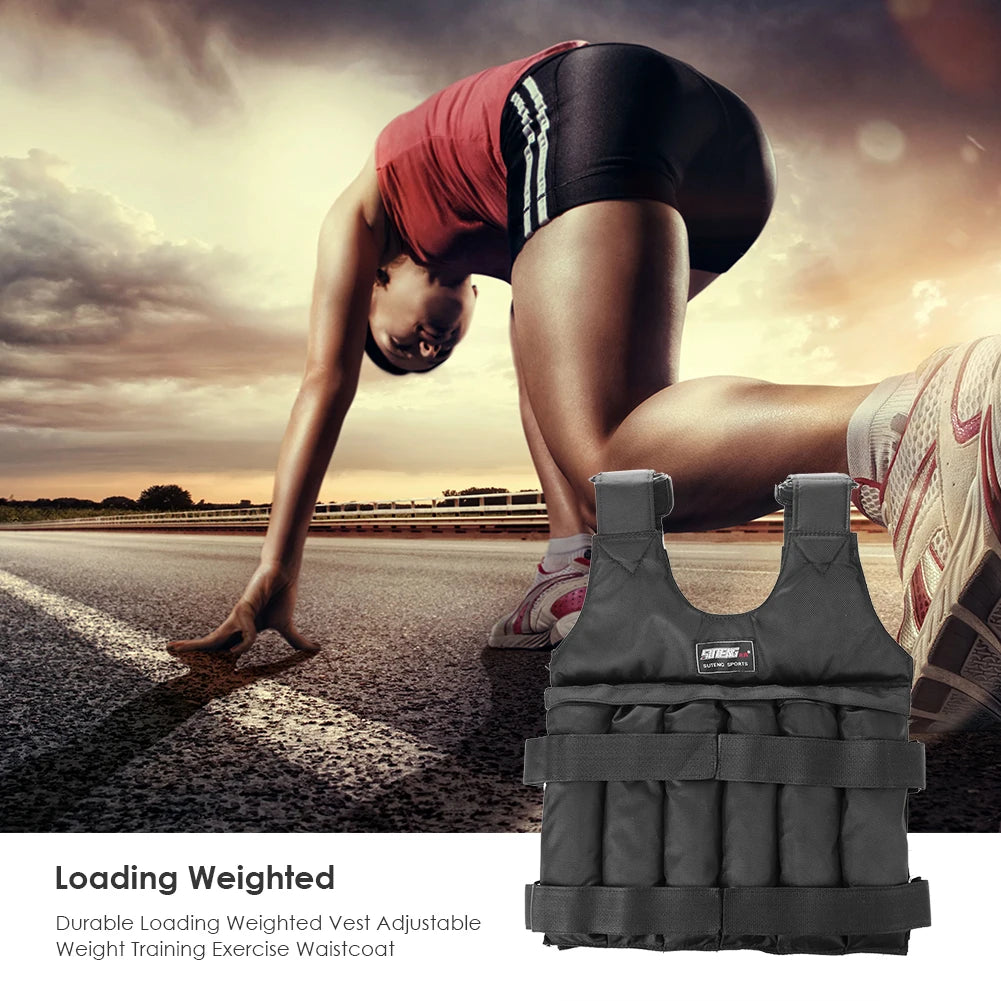 Adjustable Weighted Vest 3-50KG – Strength Training Jacket