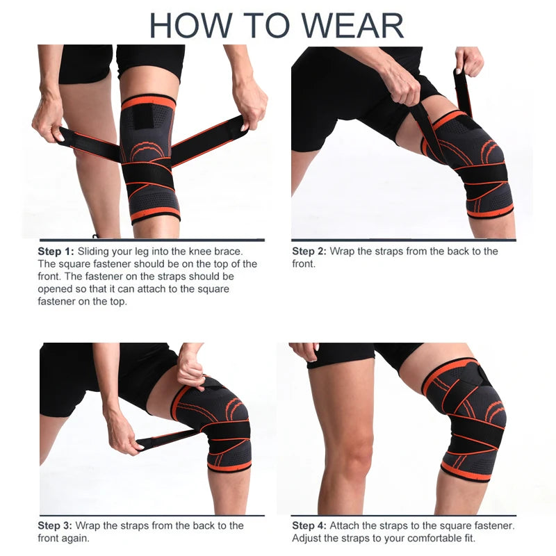 Knee Compression Sleeve – Support Brace for Fitness & Arthritis