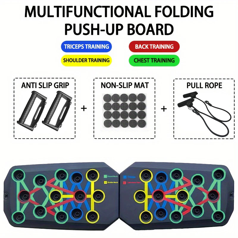 Push-Up Board System – Build Chest, Arms & Core at Home