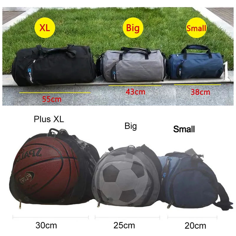 Large Gym Bag – Wet & Dry Compartment Sports Holdall
