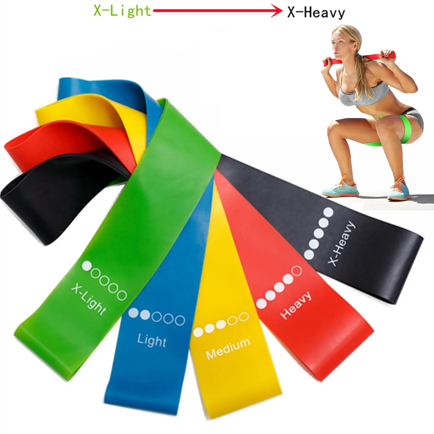 Resistance Bands Set – Hip, Squat & Leg Training Loop Bands