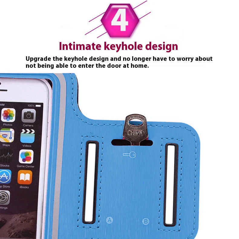 Running Phone Armband Case – Fits iPhones & Samsung up to 7"