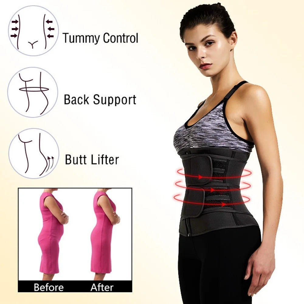 Woman's Waist Trainer Belt for Fat Burning & Slimming