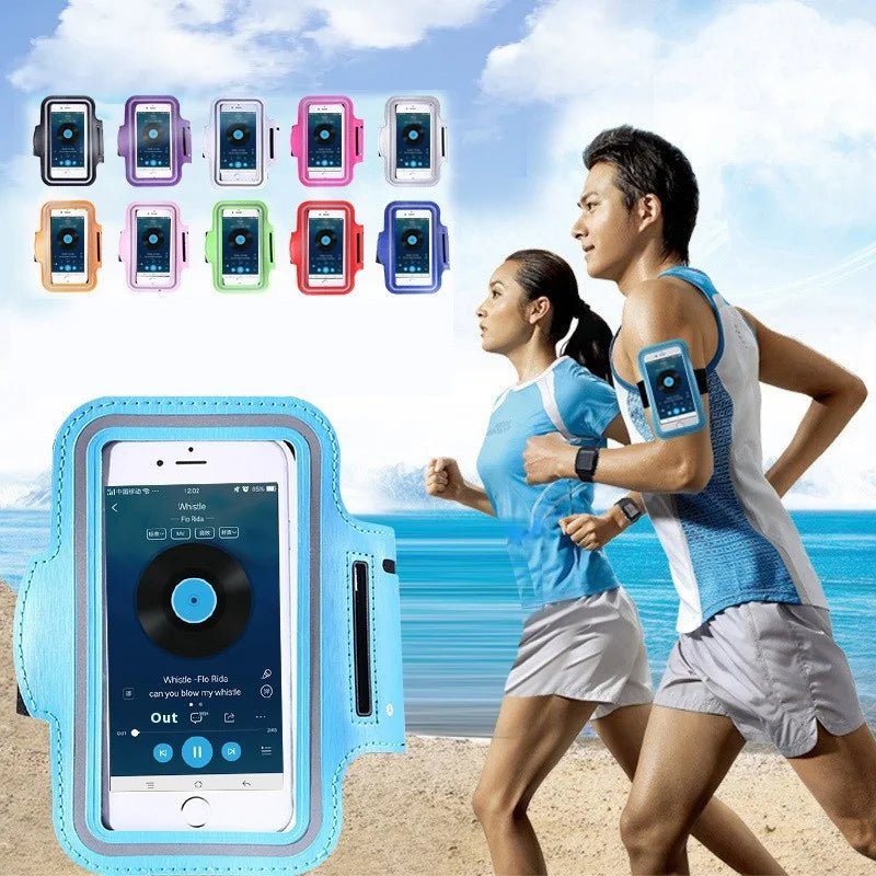 Running Phone Armband Case – Fits iPhones & Samsung up to 7"